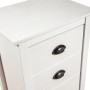 Mesita de noche Hill madera maciza de pino blanco 46x35x49,5 cm de vidaXL, Aparadores - Ref: Foro24-288912, Precio: 114,51 €,...