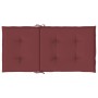 Cojines para silla respaldo bajo 6 ud tela rojo tinto melange de vidaXL, Cojines para sillas y sofás - Ref: Foro24-4002474, P...