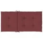 Cojines para silla respaldo bajo 6 ud tela rojo tinto melange de vidaXL, Cojines para sillas y sofás - Ref: Foro24-4002474, P...