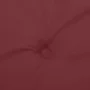 Cojines para silla respaldo bajo 6 ud tela rojo tinto melange de vidaXL, Cojines para sillas y sofás - Ref: Foro24-4002474, P...