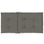 Cojines para silla respaldo bajo 2 ud tela gris oscuro melange de vidaXL, Cojines para sillas y sofás - Ref: Foro24-4002448, ...
