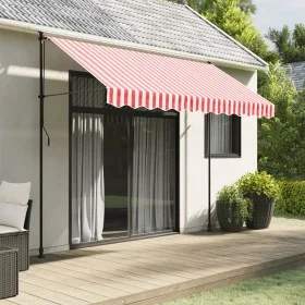 Tela de cenefa de toldo de repuesto rayas rojo y blanco 3 m de vidaXL, Toldos - Ref: Foro24-367798, Precio: 13,33 €, Descuent...