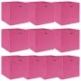 Cajas de almacenaje 10 uds tela rosa 32x32x32 cm de vidaXL, Cestas para almacenaje - Ref: Foro24-288347, Precio: 50,61 €, Des...