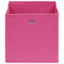 Cajas de almacenaje 10 uds tela rosa 32x32x32 cm de vidaXL, Cestas para almacenaje - Ref: Foro24-288347, Precio: 51,61 €, Des...
