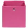Cajas de almacenaje 10 uds tela rosa 32x32x32 cm de vidaXL, Cestas para almacenaje - Ref: Foro24-288347, Precio: 50,61 €, Des...