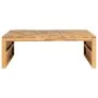 Mesa de centro madera maciza de teca erosionada 110x35x38 cm de vidaXL, Mesas de centro - Ref: Foro24-326174, Precio: 108,88 ...