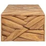 Mesa de centro madera maciza de teca erosionada 110x35x38 cm de vidaXL, Mesas de centro - Ref: Foro24-326174, Precio: 108,88 ...