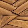 Mesa de centro madera maciza de teca erosionada 110x35x38 cm de vidaXL, Mesas de centro - Ref: Foro24-326174, Precio: 109,92 ...