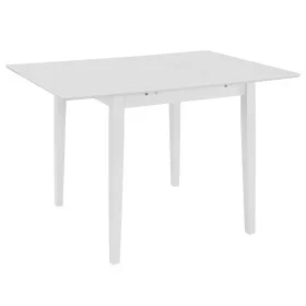 Mesa de comedor extensible MDF blanca (80-120)x80x74 cm de vidaXL, Mesas de cocina y de comedor - Ref: Foro24-247626, Precio:...