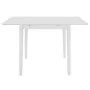 Mesa de comedor extensible MDF blanca (80-120)x80x74 cm de vidaXL, Mesas de cocina y de comedor - Ref: Foro24-247626, Precio:...