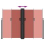 Toldo lateral retráctil terracota 180x600 cm de vidaXL, Sombrillas - Ref: Foro24-4004648, Precio: 138,85 €, Descuento: %