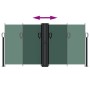 Toldo lateral retráctil verde oscuro 120x1200 cm de vidaXL, Sombrillas - Ref: Foro24-4004800, Precio: 111,47 €, Descuento: %