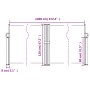 Toldo lateral retráctil verde oscuro 120x1200 cm de vidaXL, Sombrillas - Ref: Foro24-4004800, Precio: 111,47 €, Descuento: %