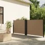 Toldo lateral retráctil gris taupe 120x1200 cm de vidaXL, Sombrillas - Ref: Foro24-4004799, Precio: 121,01 €, Descuento: %