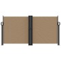 Toldo lateral retráctil gris taupe 120x1200 cm de vidaXL, Sombrillas - Ref: Foro24-4004799, Precio: 111,47 €, Descuento: %
