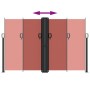 Toldo lateral retráctil terracota 160x1000 cm de vidaXL, Sombrillas - Ref: Foro24-4004738, Precio: 149,77 €, Descuento: %