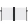 Toldo lateral retráctil blanco 120x1000 cm de vidaXL, Sombrillas - Ref: Foro24-4004706, Precio: 115,00 €, Descuento: %
