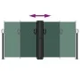 Toldo lateral retráctil verde oscuro 120x1000 cm de vidaXL, Sombrillas - Ref: Foro24-4004710, Precio: 115,00 €, Descuento: %
