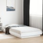 Estructura de cama con LED madera ingeniería blanco 90x200 cm de vidaXL, Camas y somieres - Ref: Foro24-3281119, Precio: 161,...