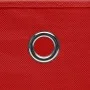 Cajas de almacenaje con tapas 4 uds tela rojo 32x32x32 cm de vidaXL, Cestas para almacenaje - Ref: Foro24-288362, Precio: 33,...