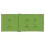 Cojines silla respaldo alto 4 uds tela verde melange 120x50x4cm de vidaXL, Cojines para sillas y sofás - Ref: Foro24-4002428,...