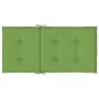 Cojines silla respaldo bajo 4 ud tela verde melange 100x50x4 cm de vidaXL, Cojines para sillas y sofás - Ref: Foro24-4002461,...