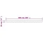 Tela de cenefa de toldo de repuesto rayas antracita blanca 5 m de vidaXL, Toldos - Ref: Foro24-367790, Precio: 15,05 €, Descu...