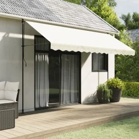 Tela de cenefa de toldo de repuesto rayas crema 4 m de vidaXL, Toldos - Ref: Foro24-367752, Precio: 14,22 €, Descuento: %