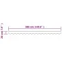 Tela de cenefa de toldo de repuesto rayas crema 4 m de vidaXL, Toldos - Ref: Foro24-367752, Precio: 14,22 €, Descuento: %