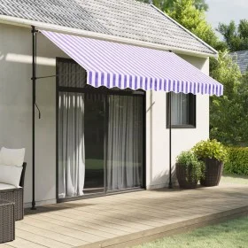 Tela de cenefa de toldo de repuesto rayas azul y blanco 3 m de vidaXL, Toldos - Ref: Foro24-367744, Precio: 13,24 €, Descuent...
