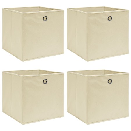 Cajas de almacenaje 4 uds tela color rema 32x32x32 cm de vidaXL, Cestas para almacenaje - Ref: Foro24-288357, Precio: 24,07 €...