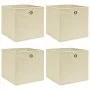 Cajas de almacenaje 4 uds tela color rema 32x32x32 cm de vidaXL, Cestas para almacenaje - Ref: Foro24-288357, Precio: 25,22 €...
