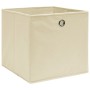 Cajas de almacenaje 4 uds tela color rema 32x32x32 cm de vidaXL, Cestas para almacenaje - Ref: Foro24-288357, Precio: 24,07 €...