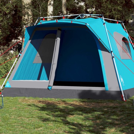 Tienda de campaña familiar 7 personas apertura rápida azul de vidaXL, Tiendas de campaña - Ref: Foro24-4004217, Precio: 179,2...