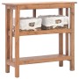 Mesa consola de madera maciza de caoba 69x28x70 cm en Mesas auxiliares | Comprar online en Foru.es