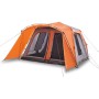 Tienda familiar con porche 9 personas apertura rápida naranja de vidaXL, Tiendas de campaña - Ref: Foro24-4004215, Precio: 29...