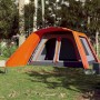 Tienda familiar con porche 9 personas apertura rápida naranja de vidaXL, Tiendas de campaña - Ref: Foro24-4004215, Precio: 29...