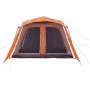 Tienda familiar con porche 9 personas apertura rápida naranja de vidaXL, Tiendas de campaña - Ref: Foro24-4004215, Precio: 29...