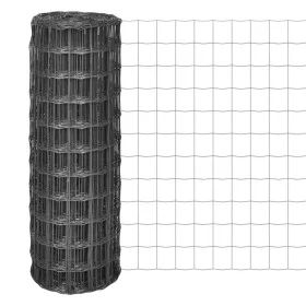 Euro Valla de acero gris 25x1,2 m de vidaXL, Paneles de vallas - Ref: Foro24-142527, Precio: 119,12 €, Descuento: %