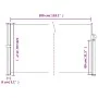 Toldo lateral retráctil blanco 120x300 cm de vidaXL, Sombrillas - Ref: Foro24-4004286, Precio: 93,96 €, Descuento: %