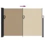 Toldo lateral retráctil gris taupe 140x500 cm de vidaXL, Sombrillas - Ref: Foro24-4004424, Precio: 106,87 €, Descuento: %