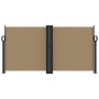 Toldo lateral retráctil gris taupe 120x600 cm de vidaXL, Sombrillas - Ref: Foro24-4004604, Precio: 116,22 €, Descuento: %