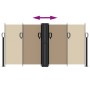 Toldo lateral retráctil gris taupe 120x600 cm de vidaXL, Sombrillas - Ref: Foro24-4004604, Precio: 116,22 €, Descuento: %