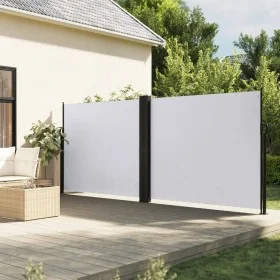 Toldo lateral retráctil blanco 160x600 cm de vidaXL, Sombrillas - Ref: Foro24-4004631, Precio: 128,24 €, Descuento: %