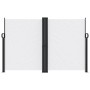 Toldo lateral retráctil blanco 160x600 cm de vidaXL, Sombrillas - Ref: Foro24-4004631, Precio: 130,51 €, Descuento: %