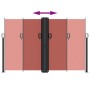 Toldo lateral retráctil terracota 160x600 cm de vidaXL, Sombrillas - Ref: Foro24-4004633, Precio: 130,51 €, Descuento: %