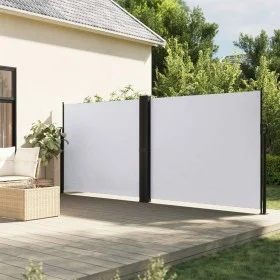 Toldo lateral retráctil blanco 160x1200 cm de vidaXL, Sombrillas - Ref: Foro24-4004826, Precio: 149,00 €, Descuento: %