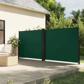 Dark green retractable side awning 160x1200 cm by vidaXL, Umbrellas - Ref: Foro24-4004830, Price: 149,00 €, Discount: %
