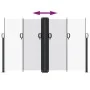 Toldo lateral retráctil blanco 160x1000 cm de vidaXL, Sombrillas - Ref: Foro24-4004736, Precio: 147,14 €, Descuento: %
