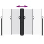 Toldo lateral retráctil blanco 160x1000 cm de vidaXL, Sombrillas - Ref: Foro24-4004736, Precio: 149,77 €, Descuento: %
